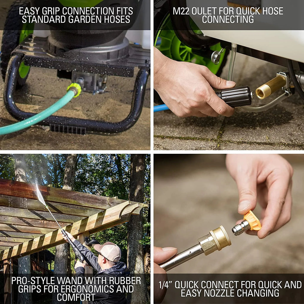 2300-PSI 14 Amp 2.3-GPM Brushless Pressure Washer B9300