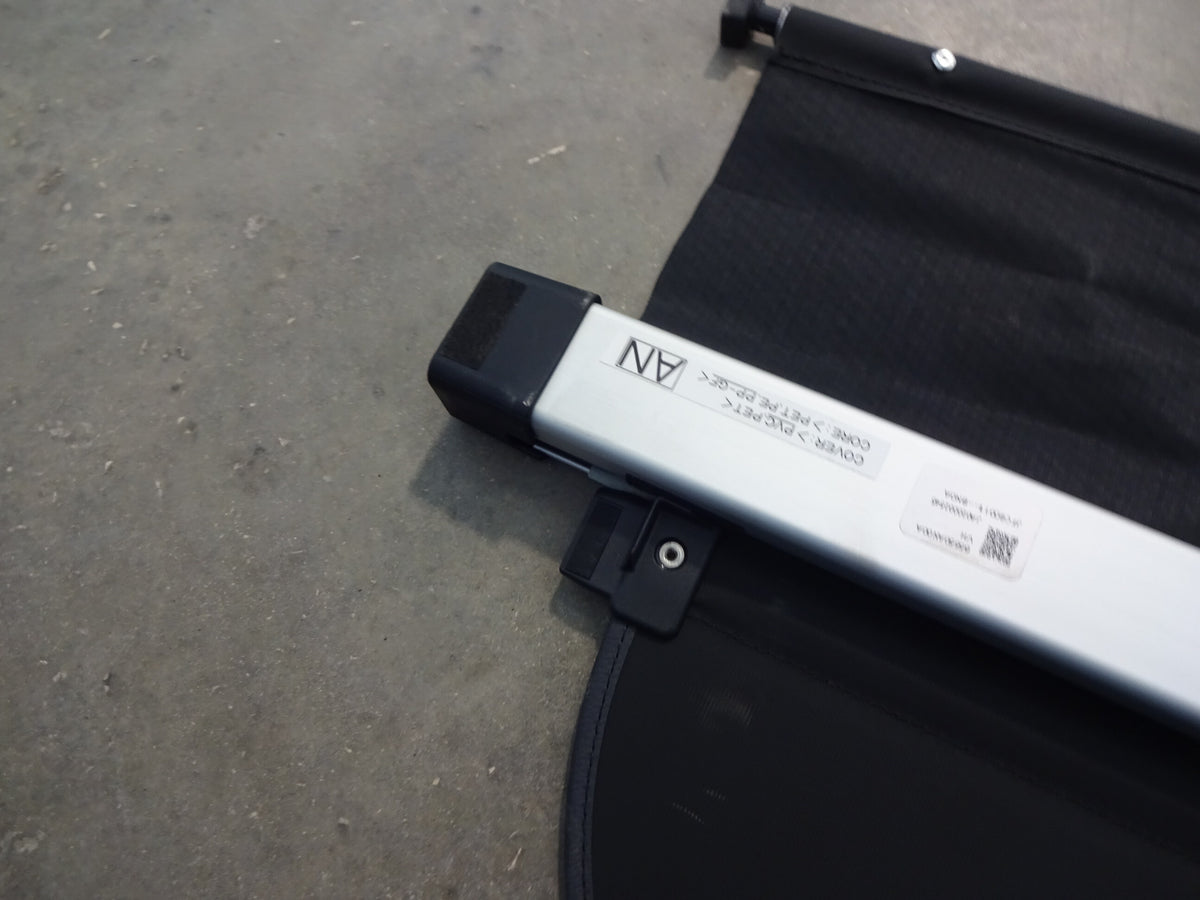 Black Retractable Cargo Cover K1777