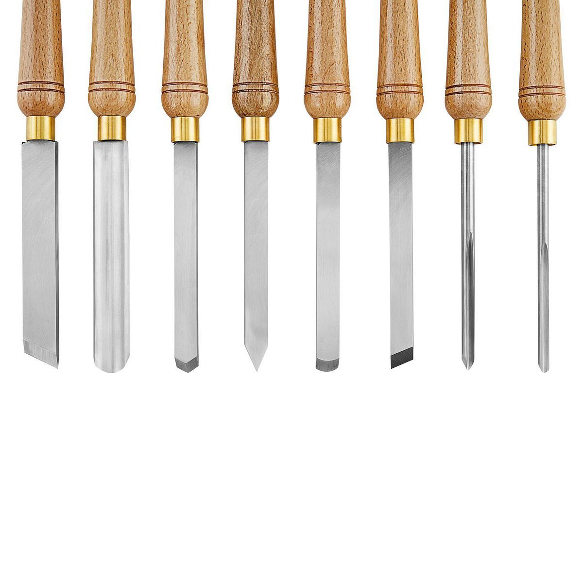 Wood Lathe Chisel Set, 8-Piece E71935