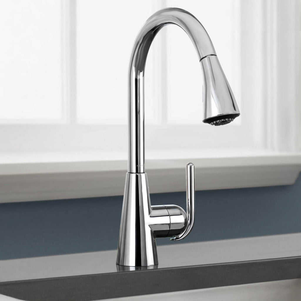 One-Handle High Arc Pullout Kitchen Faucet X611391
