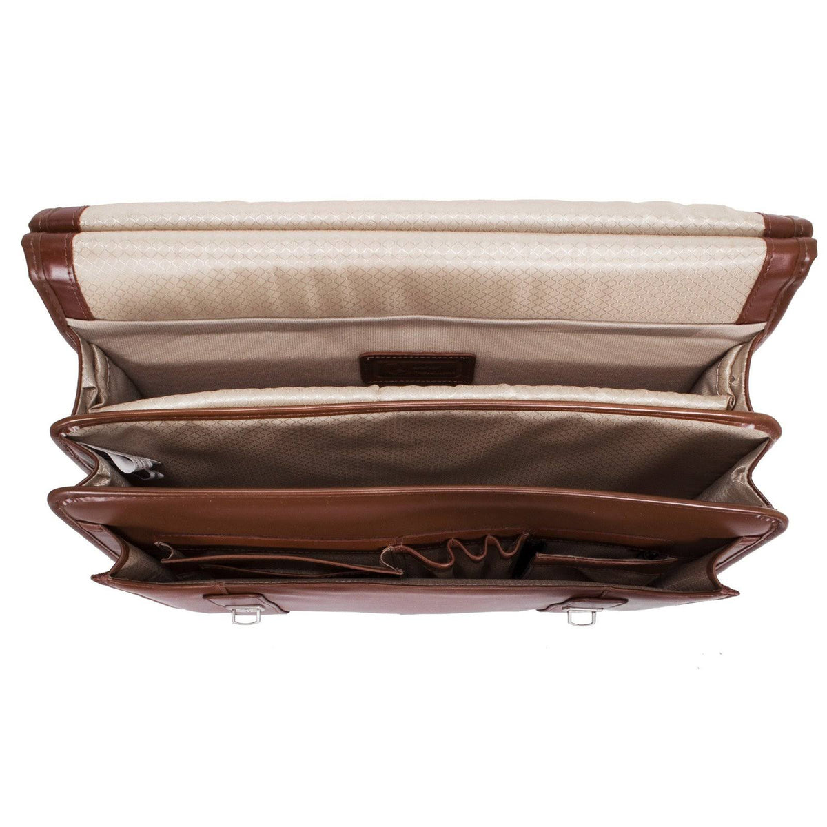 Brown Double Compartment Laptop Case M731687