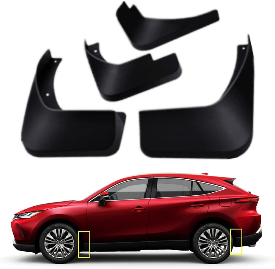 Mud Flaps Kit Front and Rear 4-PC Set X64801