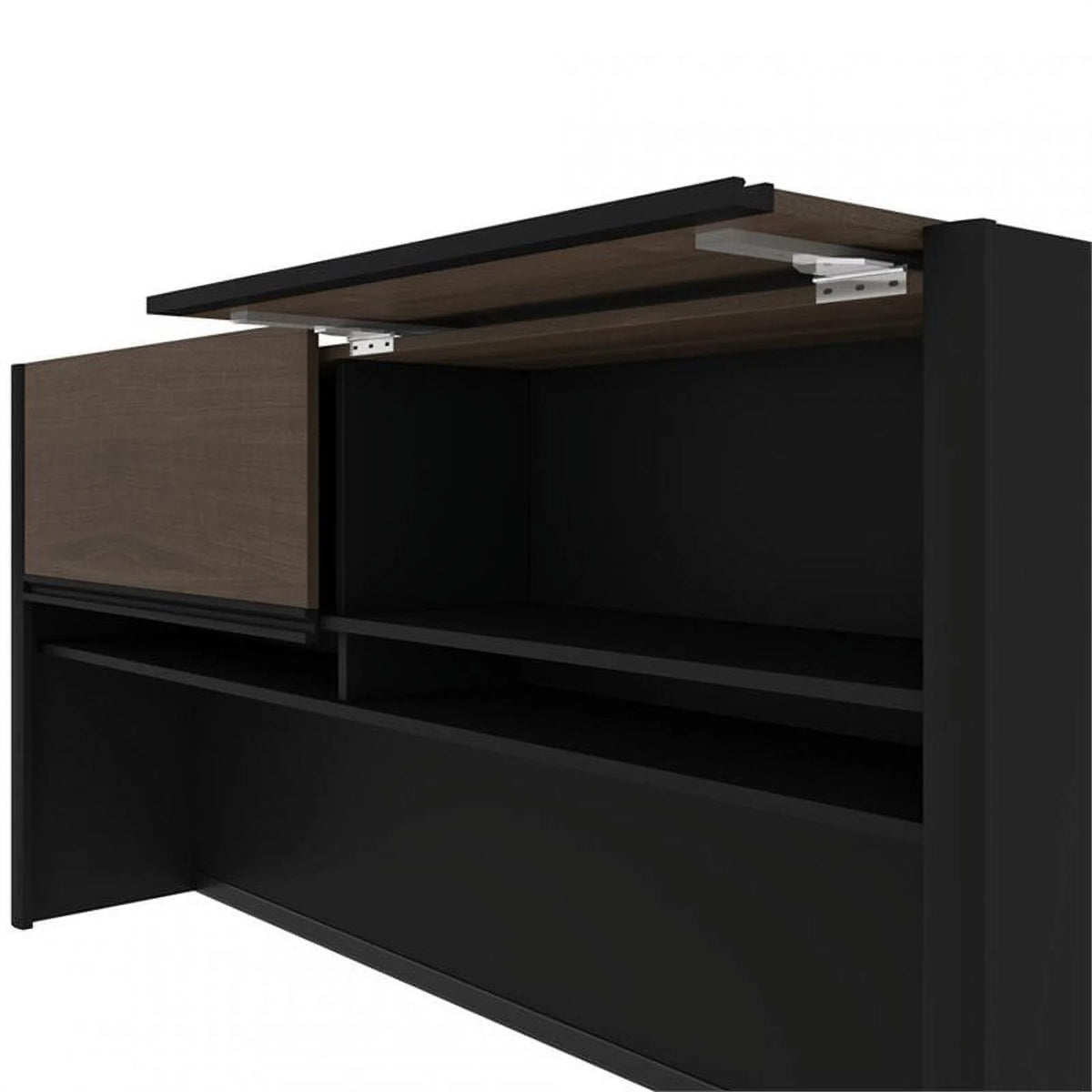 5 Piece L Shaped Computer Desk with Hutch Y482538