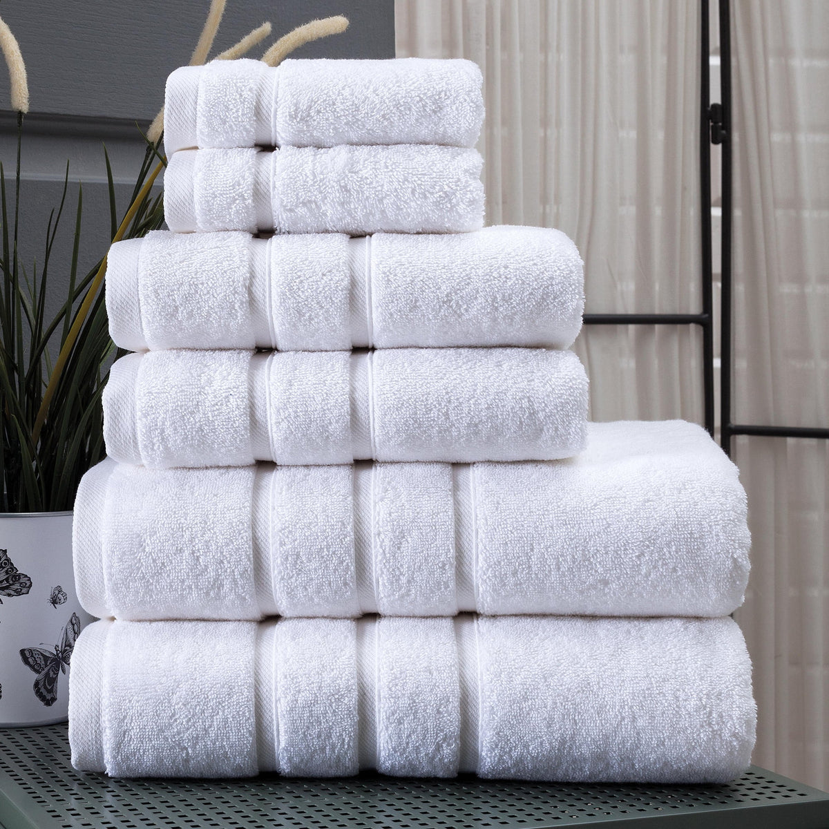 Turkish Cotton Bath Towels Set S7888