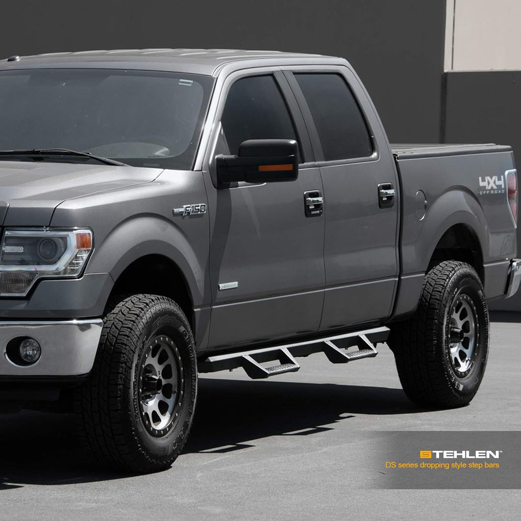 Matte Black Nerf Bars Running Boards for Ford F150 Super Duty T336502