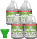 30% Pure Vinegar Extra Strength with Funnel, Pack of 4 Gallons U3603
