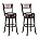 Cappuccino Swivel Stool, 29-Inch, Pack of 2 V91531