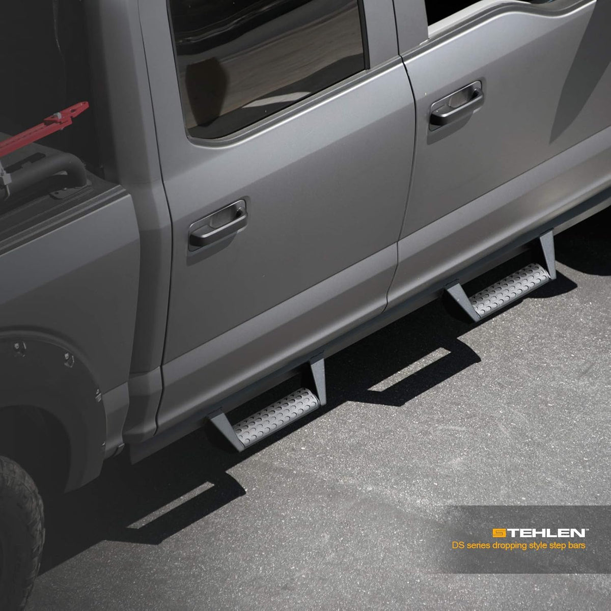 Matte Black Nerf Bars Running Boards for Ford F150 Super Duty T336502
