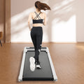 Black White Electric Treadmill Q633