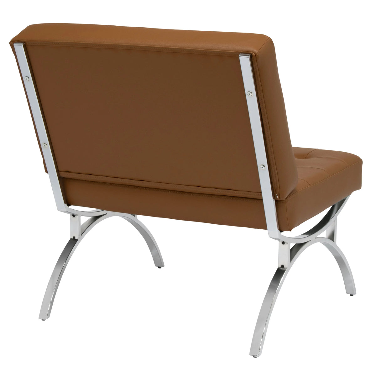 Brown Blended Leather Accent Chair D74155