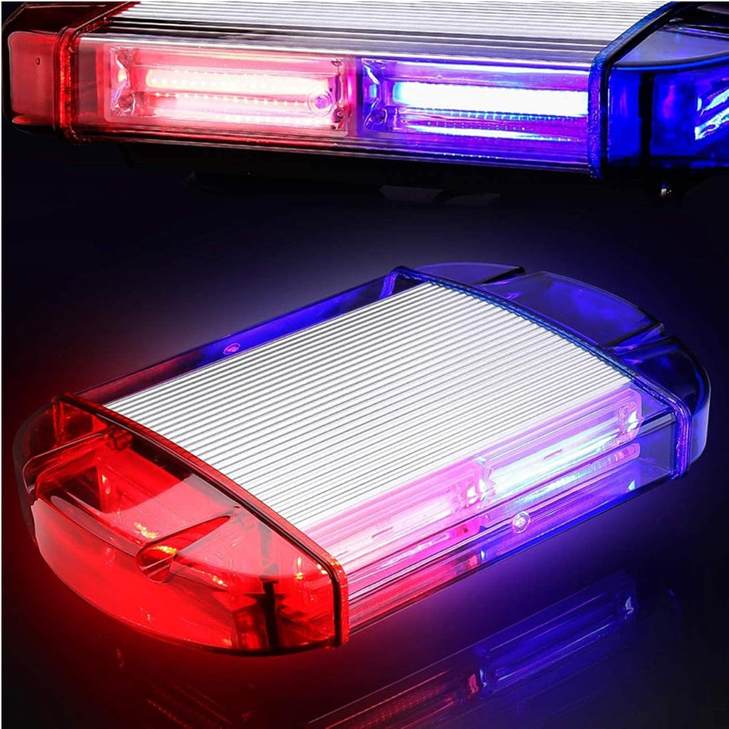 126 LED Strobe Light Bar 108W COB Amber Warning Beacon Light with Magnetic 12V U712581
