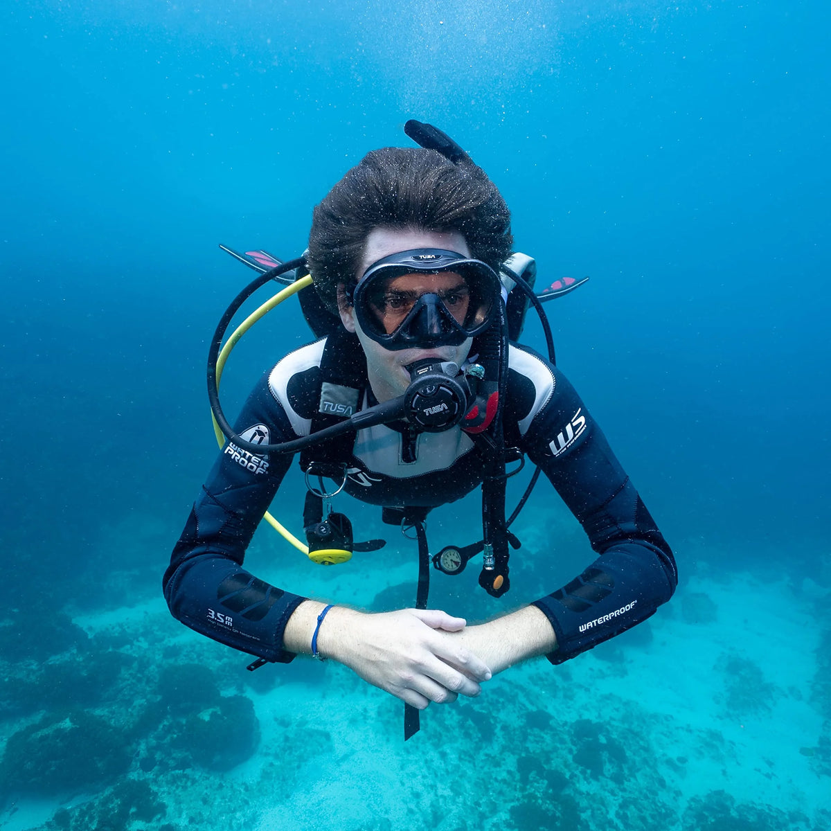 Gunmetal Scuba Diving Mask P869