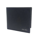 Black Grain Leather Wallet W1920