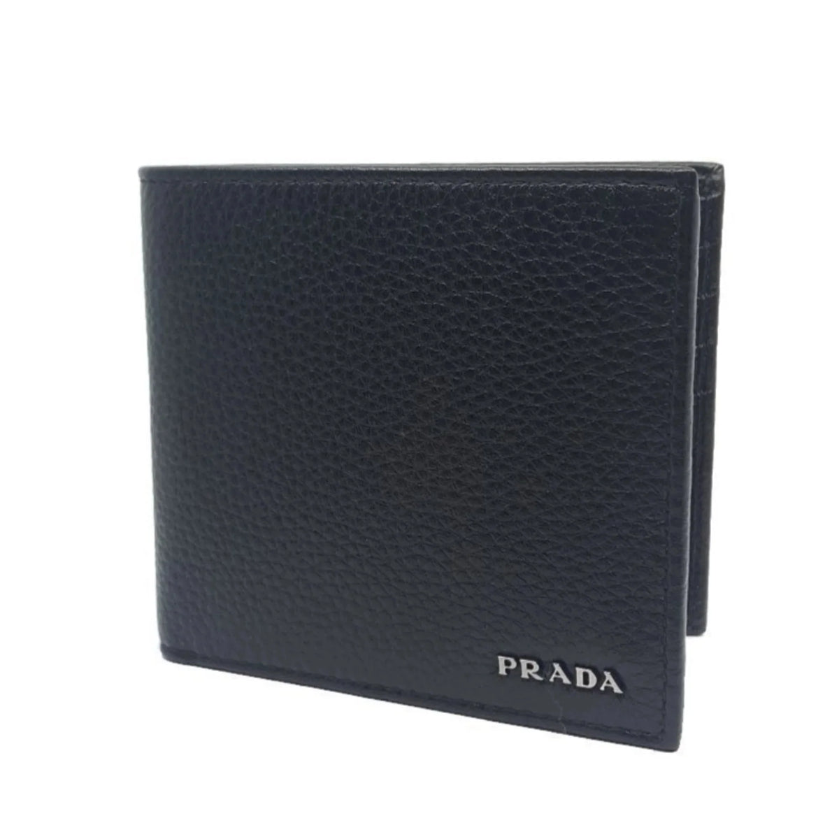 Black Grain Leather Wallet W1920
