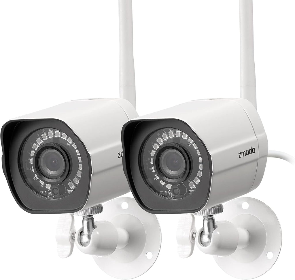 White 1080p 3 Pack Wireless Security Camera S38294