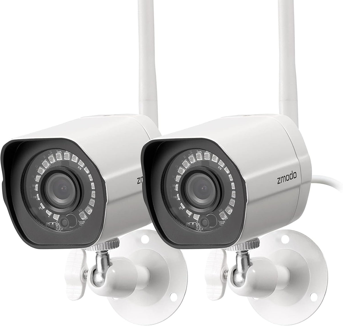 White 1080p 3 Pack Wireless Security Camera S38294