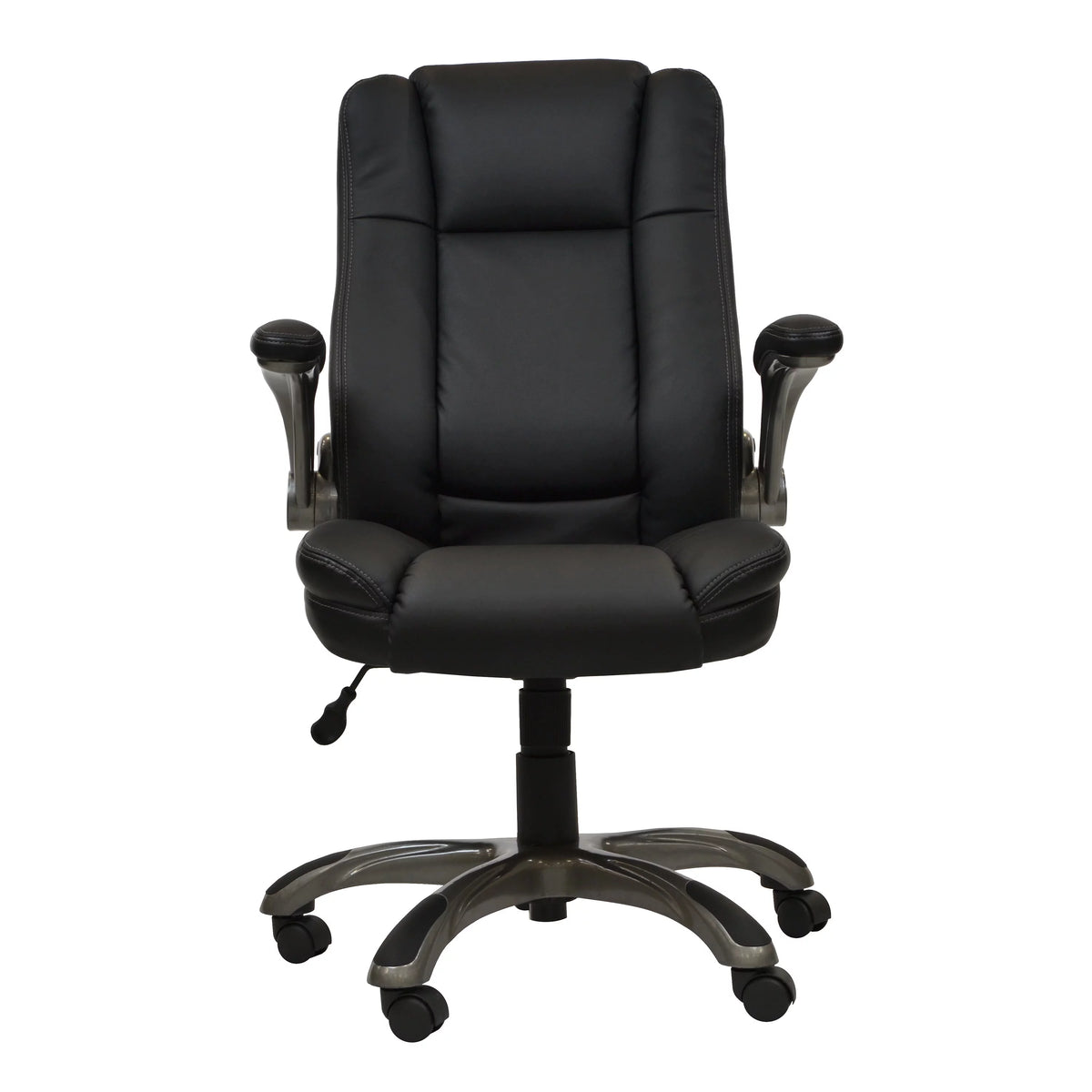 Black Executive Office Chair with Flip-up Arms M823