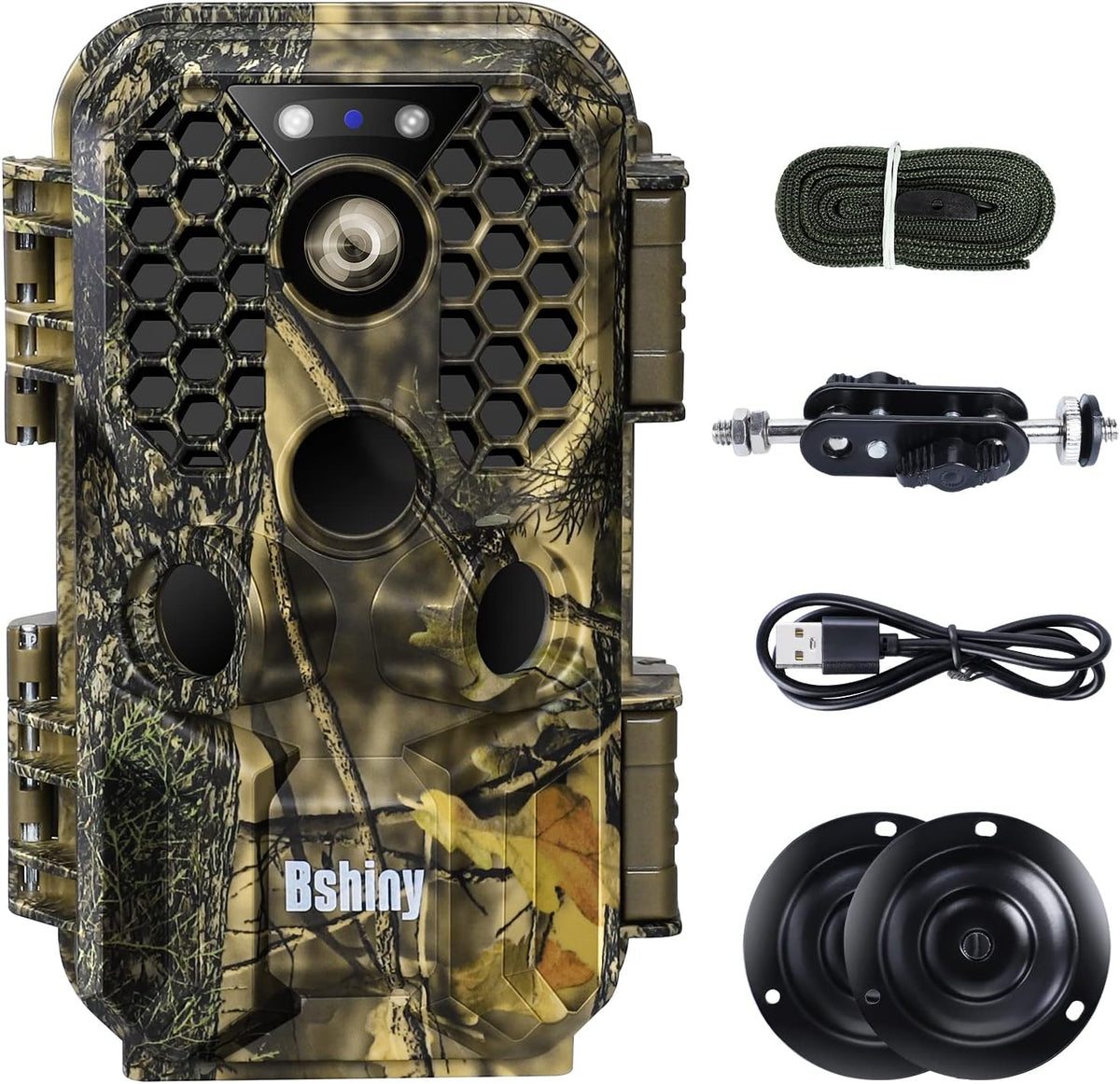 4K 30MP Night Vision Motion Activated Waterproof WiFi Trail Camera Pack of 2 L67275