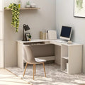 White L-Shaped Corner Desk J58548