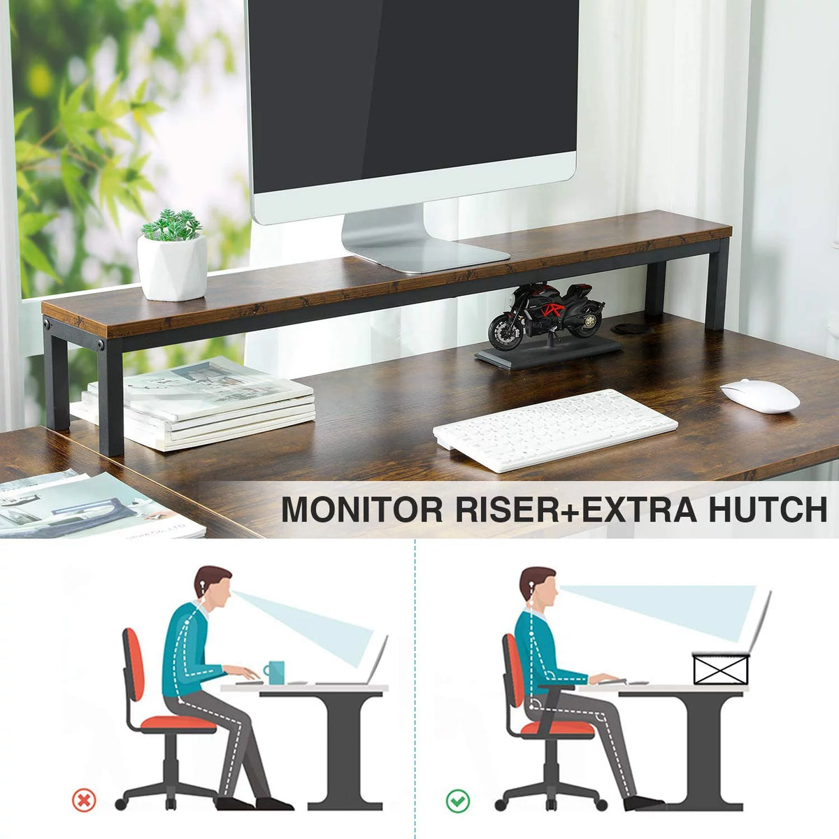 94.5" Home Office Computer Gaming Desk with Storage S233
