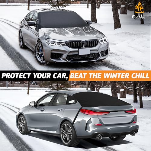 Waterproof Windshield Snow Cover with Side Mirror Covers 2-Pack G79807