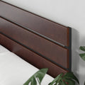 Queen Bamboo and Metal Platform Bed Frame A7840