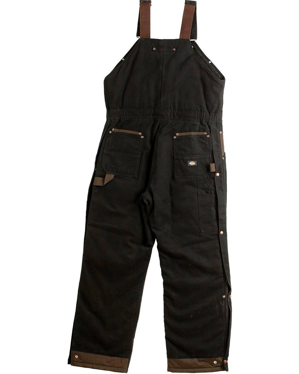 Black Insulated Bib Overall Y1776
