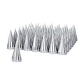 60 Pack Chrome Plastic Spike Nut Cover U247770