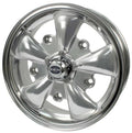 15x22 5-1/2x22 VW Bug 5 Lug Silver 5 Spoke Wheel V62756