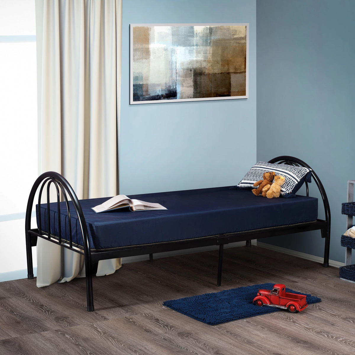 6 inch Foam Mattress with Blue Nylon Cover K126