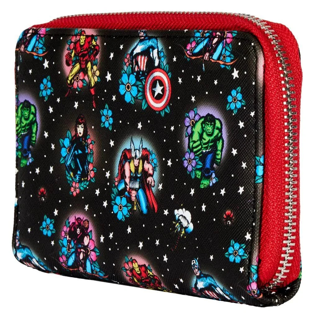 Tattoo Zip Around Wallet K334505