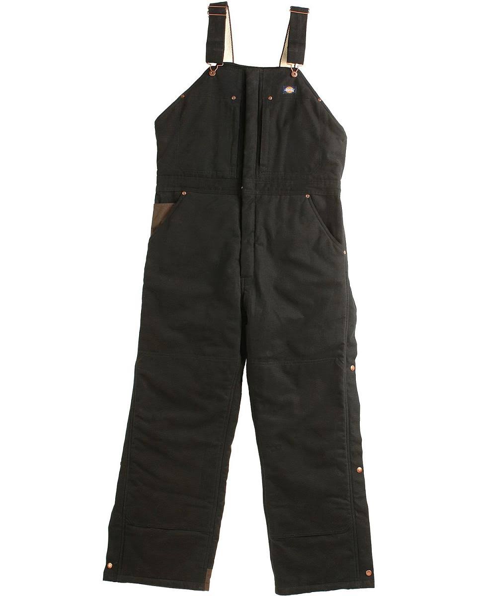 Black Insulated Bib Overall Y1776