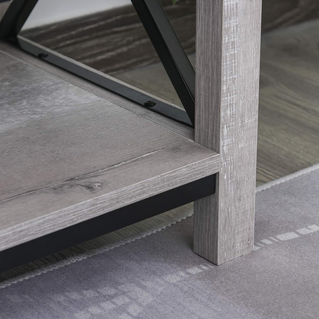 Console TV Stand with 2 Cable Management Hole P34560