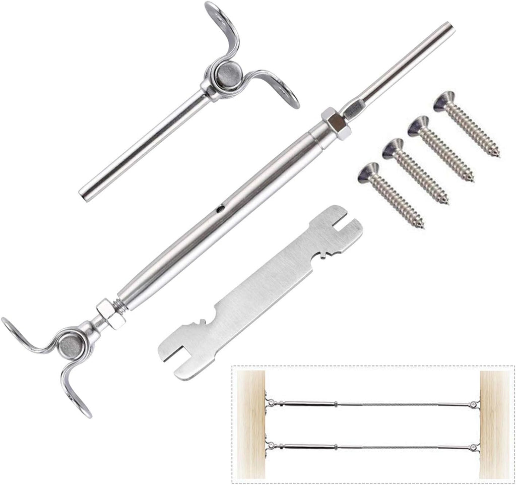 12 Pack T316 Stainless Steel Cable Railing Kits Q28092