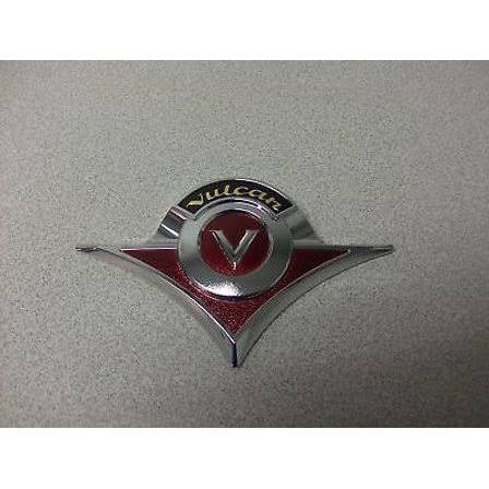 Chrome Backrest Logo Emblem for Kawasaki Vn900 Vulcan 900 Classic U9173