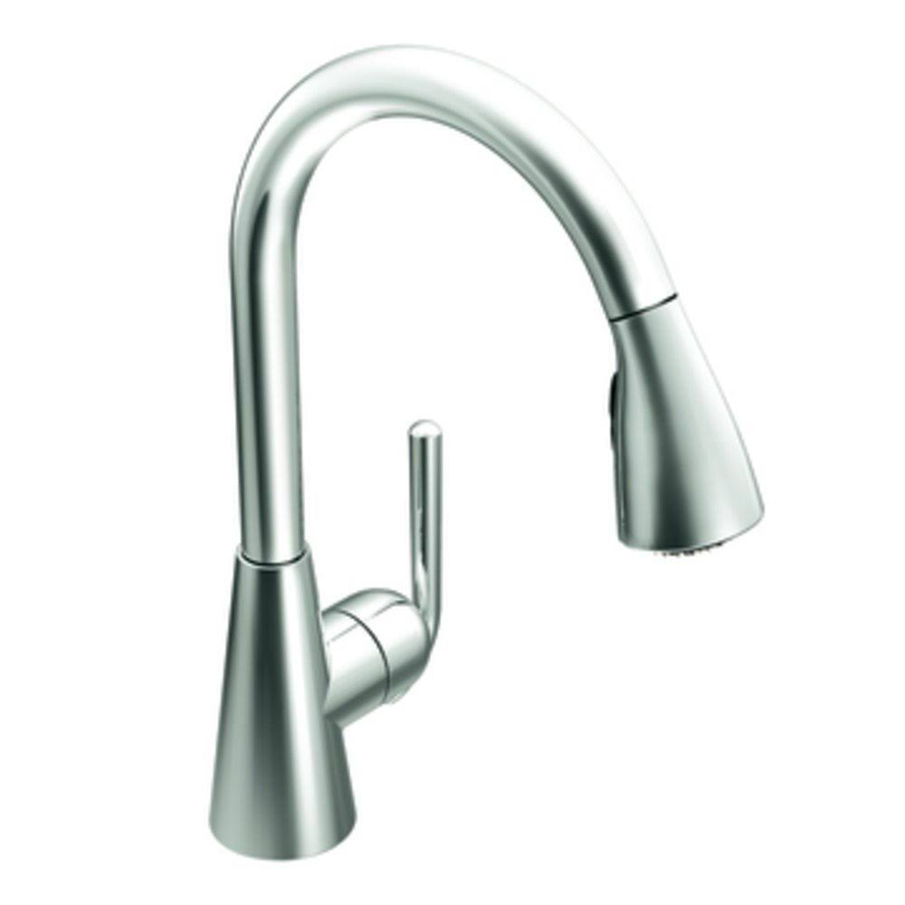 One-Handle High Arc Pullout Kitchen Faucet X611391