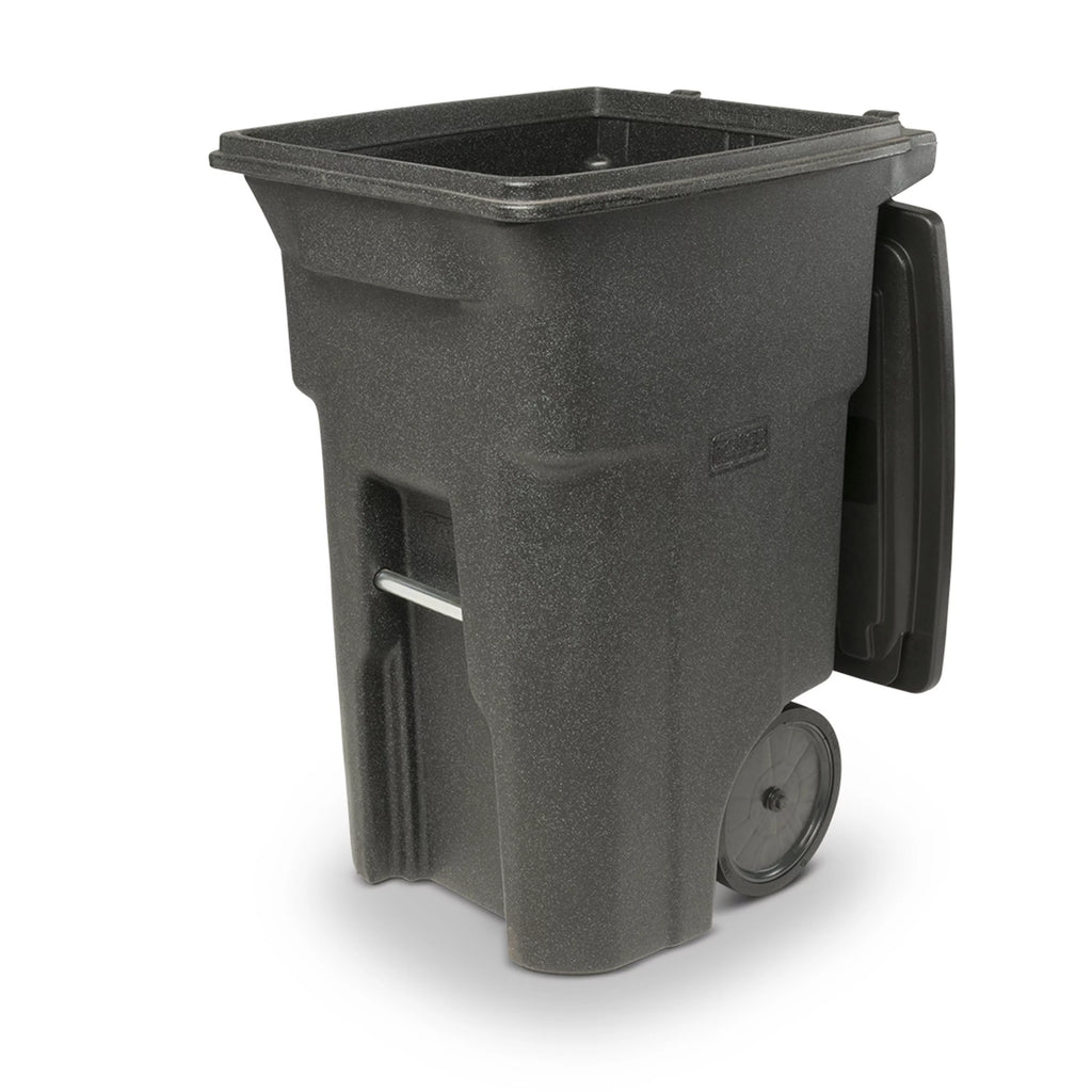 64 Gal. Trash Can with Quiet Wheels and Lid G3605