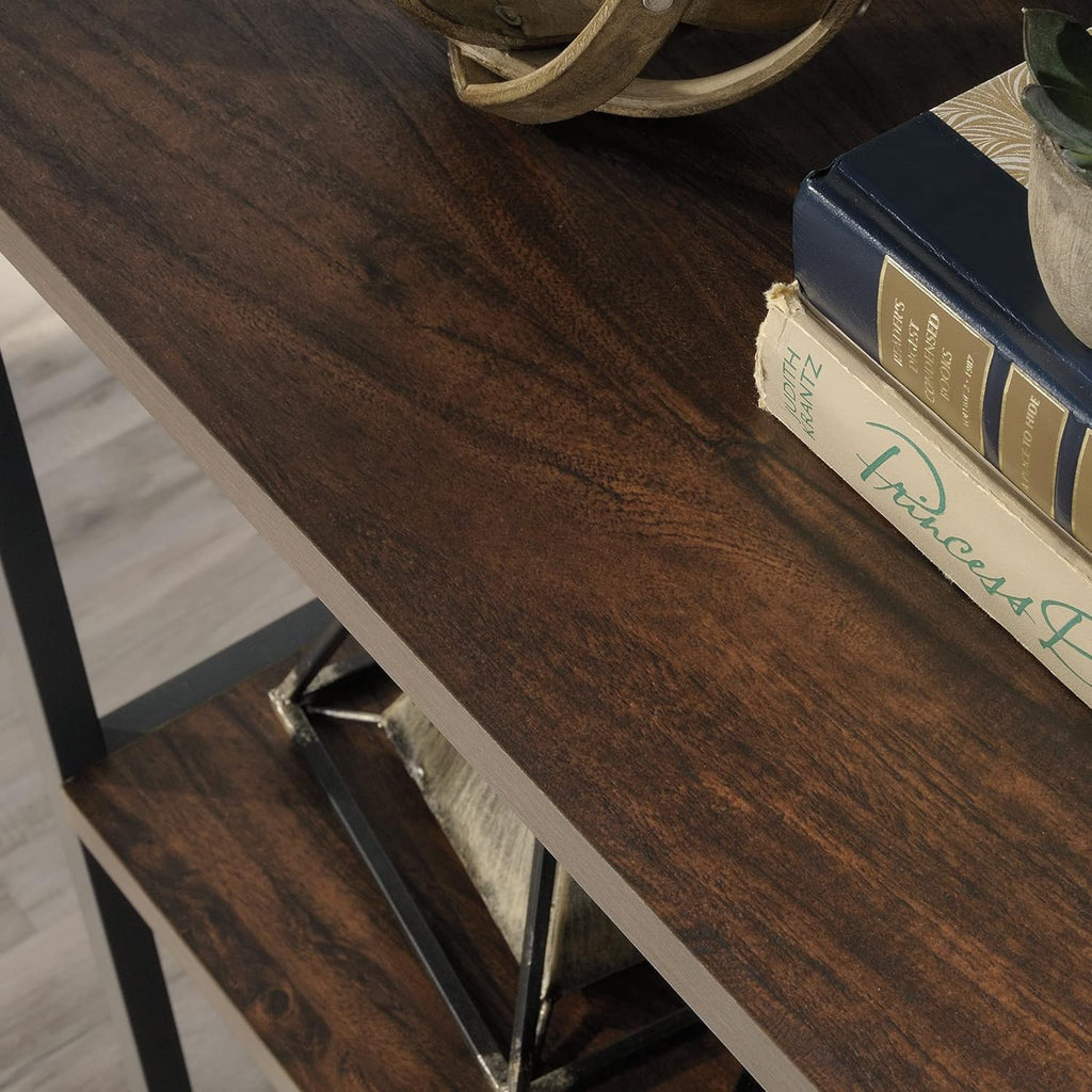 4-Shelf Metal & Wood Bookcase Q9641
