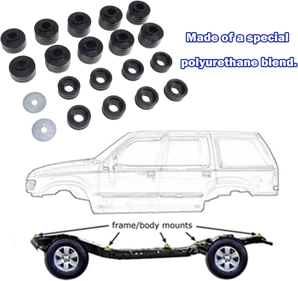 Body Mount Bushing Kit Pack of 2 U151683