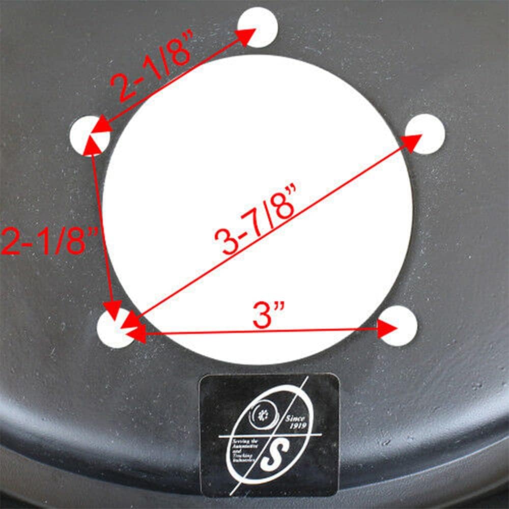 2-Pack 12" X 2" Trailer Electric Brake Assembly S355