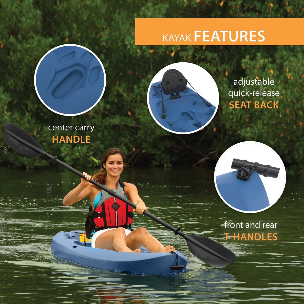 8 ft Sit-on-Top Kayak D426