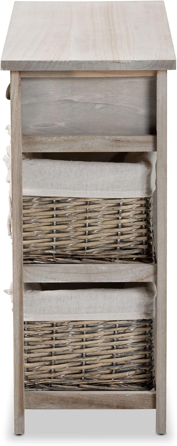 White/Grey Multipurpose Shelving and Cabinets B77206