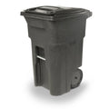 64 Gal. Trash Can with Quiet Wheels and Lid G3605