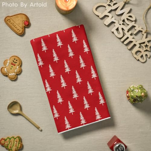 Beige Christmas Kitchen Dish Towels Set of 2 T38857