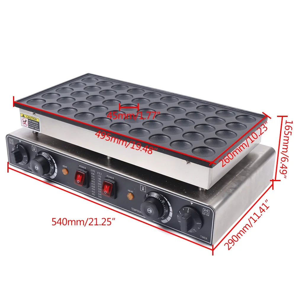 50 Holes Nonstick Electric Waffle Maker V574