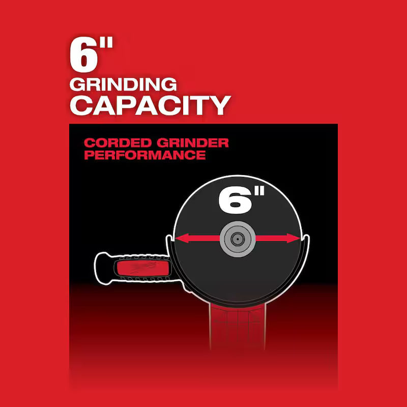 18V Lithium-Ion Brushless Cordless 4-1/2 in./6 in. Grinder Q481796