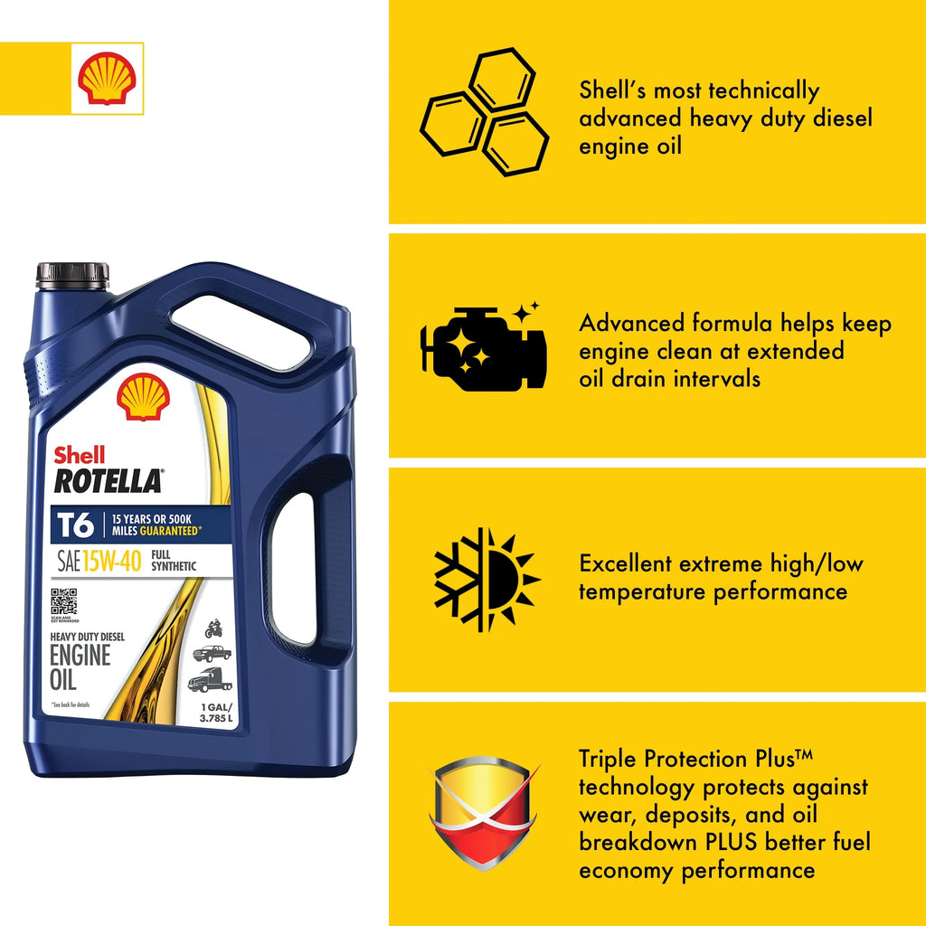 3 Pack Case Full Synthetic Diesel Engine Oil U487