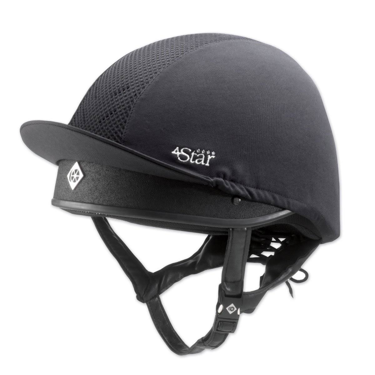 Black Jockey Skull Riding Hat Y179