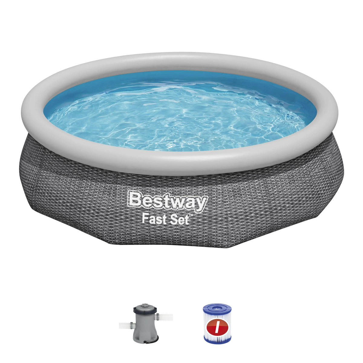 10' x 2.1' Inflatable Above Ground Pool G188096